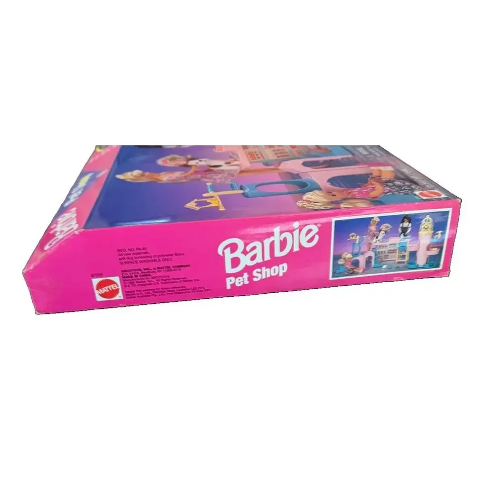 NEW SEALED Box Vintage 1996 Barbie Pet Shop Playset 67550 Mattel Dog 3812/71